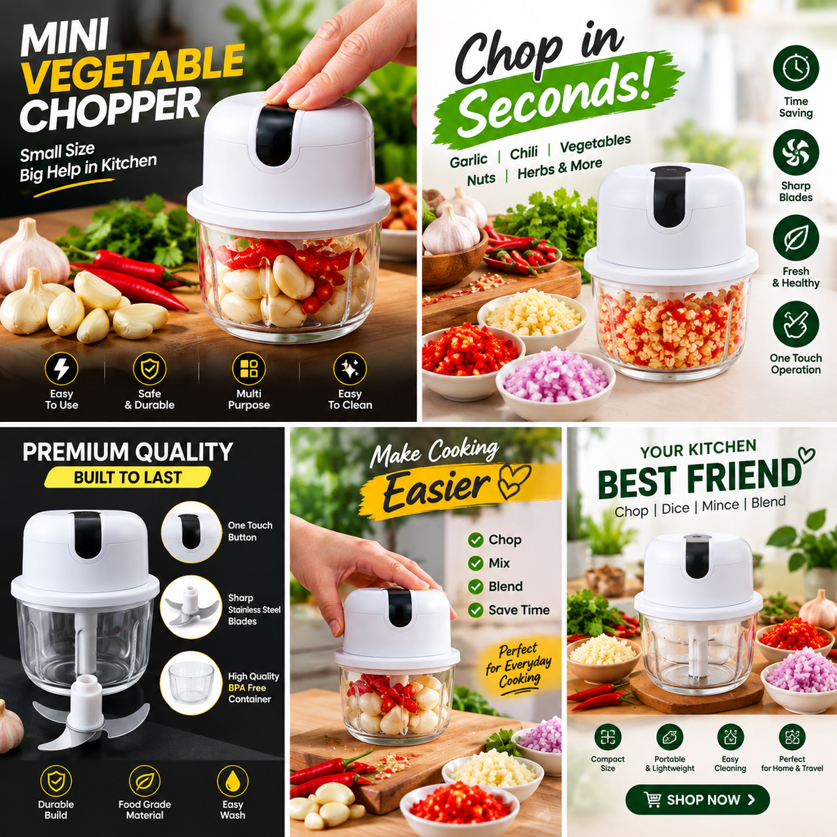 USB Rechargeable Chopper