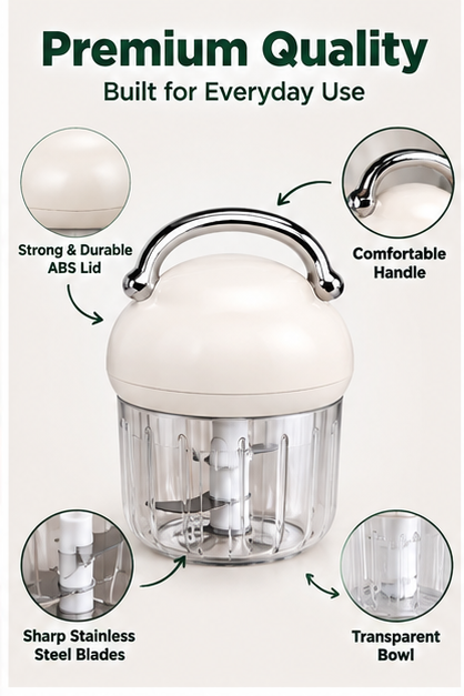 Mini Electric Chopper – Powerful & Compact Kitchen Helper