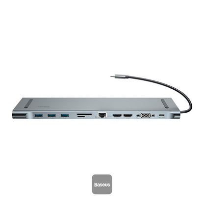 Baseus Elitejoy Series 11 in 1 Multi-functional Type-C intelligent HD HUB