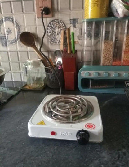 1000W Electric Hot Plate Stove | Single Burner Cooking Plate with 5 Heat Levels - COD Pakistan |