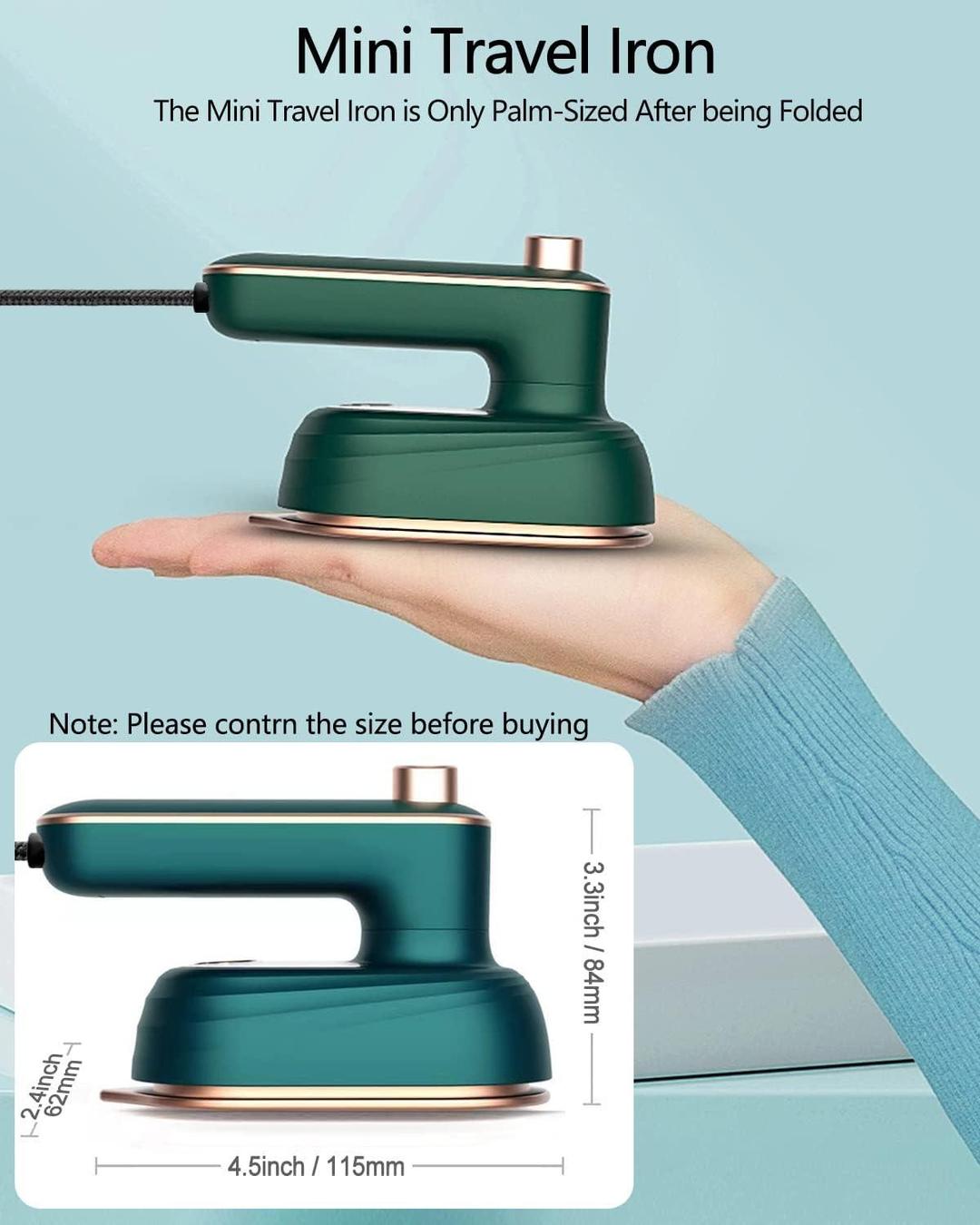 Professional Micro Steam Iron - 2 in 1 Wet & Dry Handheld Garment Steamer