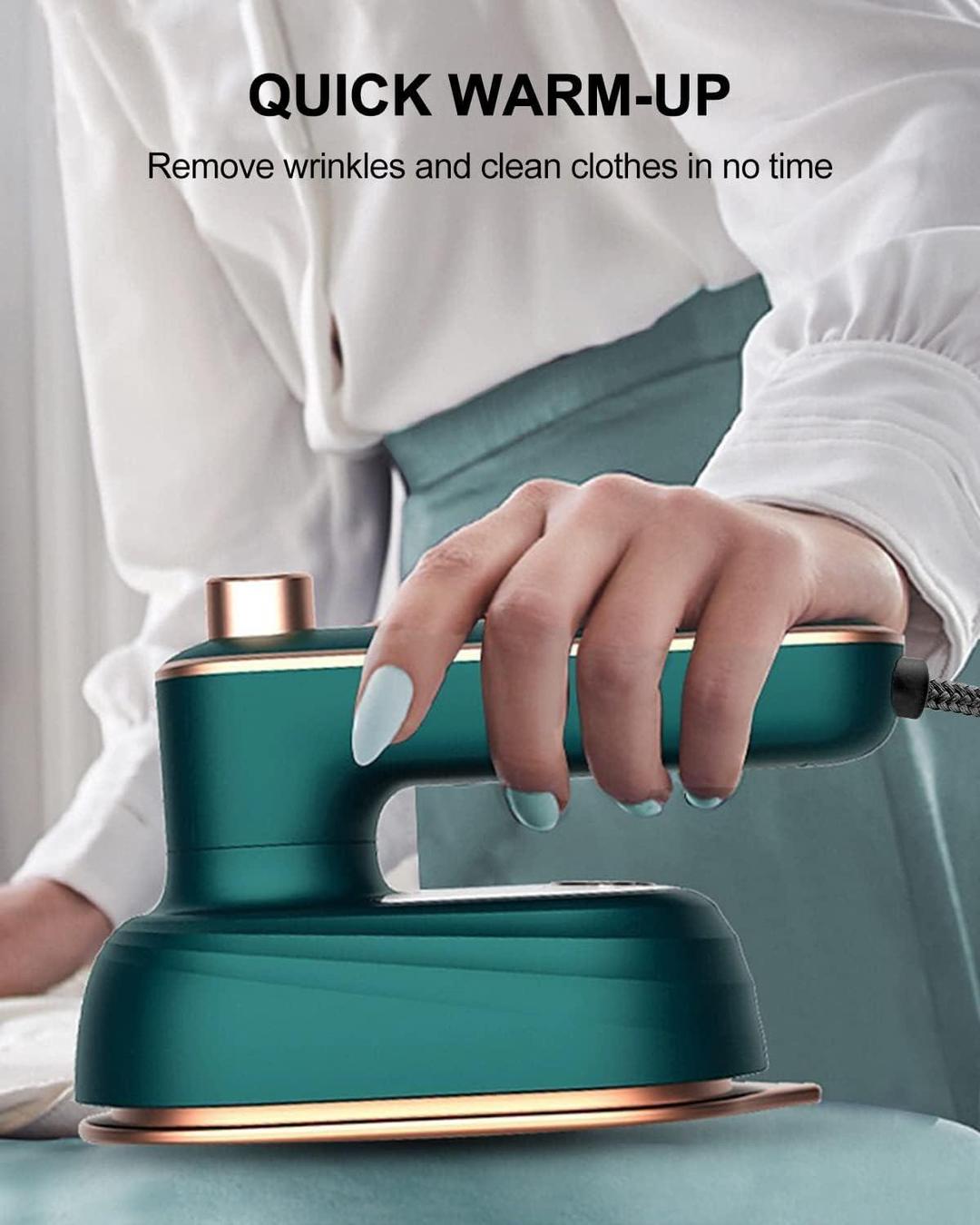 Professional Micro Steam Iron - 2 in 1 Wet & Dry Handheld Garment Steamer