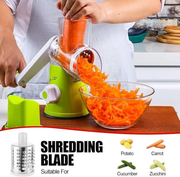 3 in 1 Rotary Vegetable Slicer