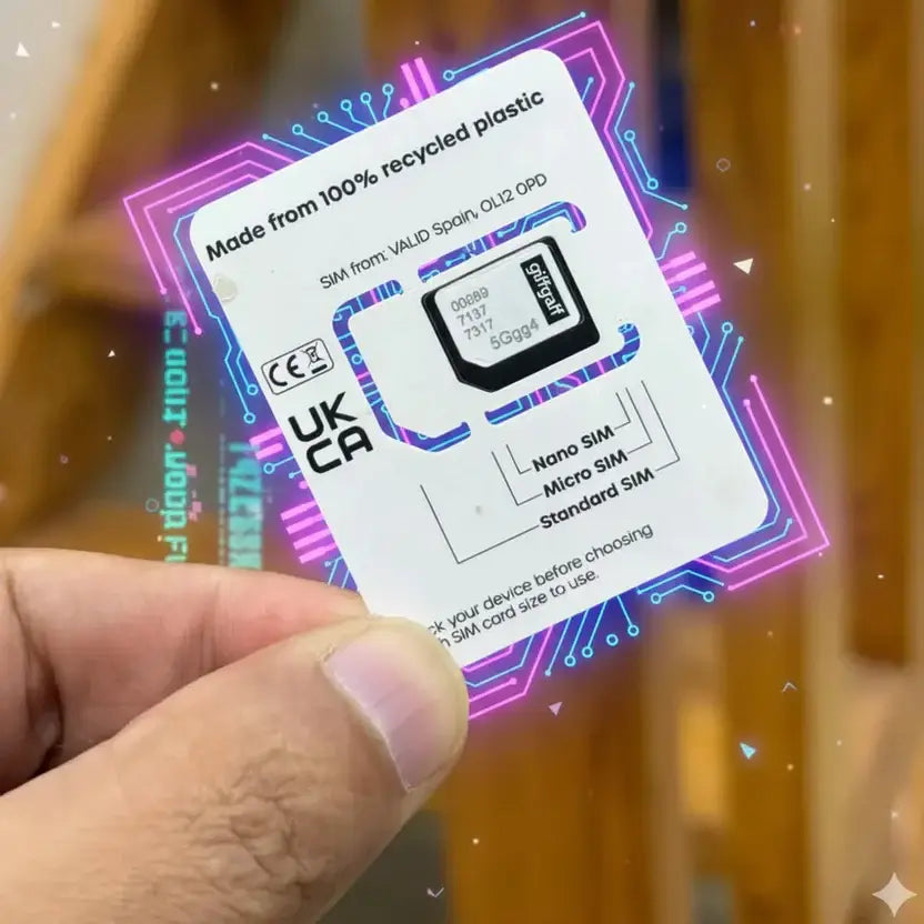 Europe + UK Data SIM Card