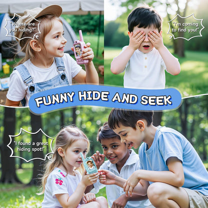 Video Walkie Talkie Set Rechargeable for Kids