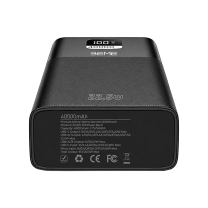 BEME Nomad 40000mAh Powerbank 22.5W Fast Charging