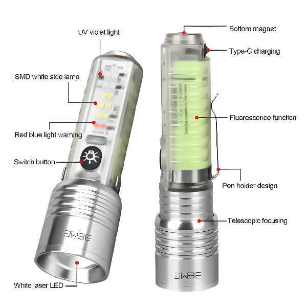 BEME Torch Multifunctional FlashLight