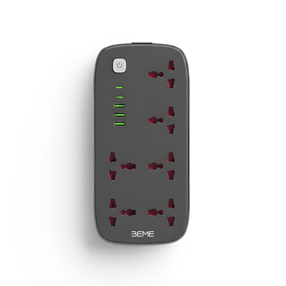 BEME Power Strip 2 Multi Port Power Extention