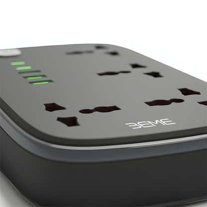 BEME Power Strip 2 Multi Port Power Extention