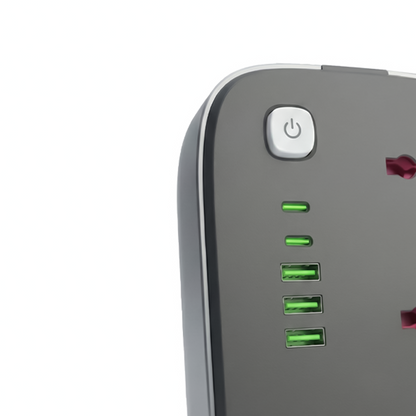 BEME Power Strip 2 Multi Port Power Extention