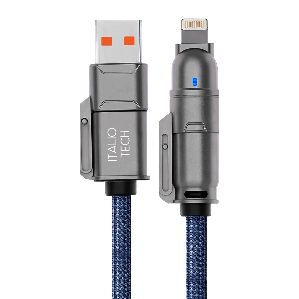 Italio Tech Link Pro 240W Fast Charging 4 in 1 Cable