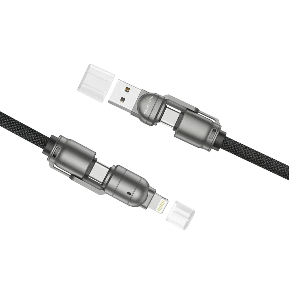 Italio Tech Link Ultra 240W Fast Charging 4 in 1 Cable