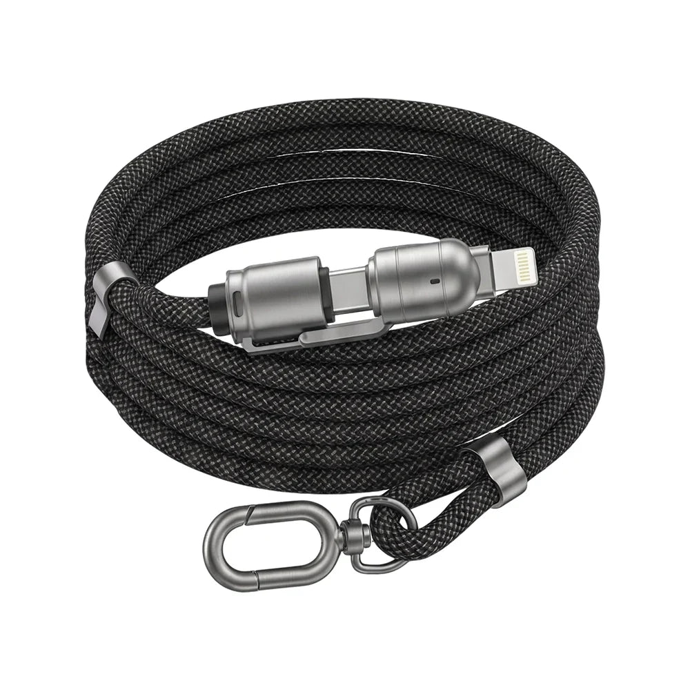 Italio Tech Link Ultra 240W Fast Charging 4 in 1 Cable