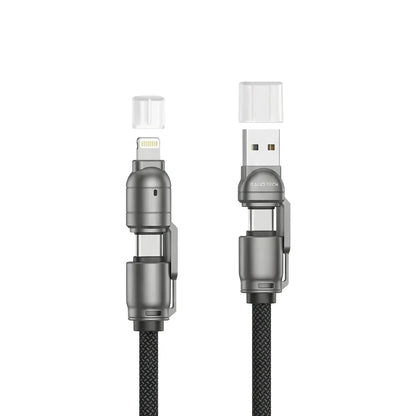 Italio Tech Link Ultra 240W Fast Charging 4 in 1 Cable