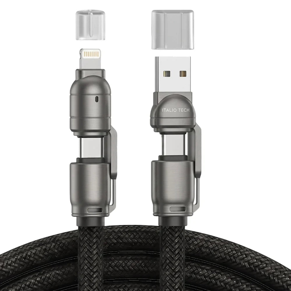 Italio Tech Link Ultra 240W Fast Charging 4 in 1 Cable