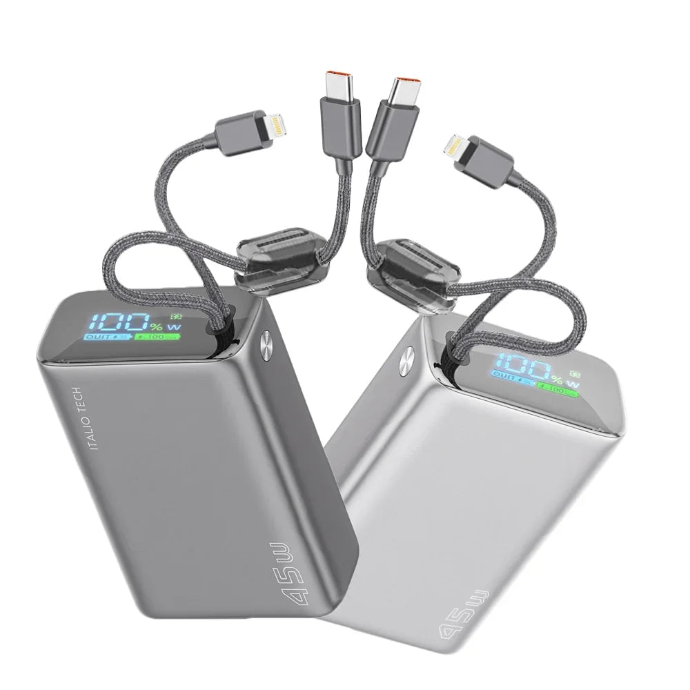 Italio Tech VoltCore 45W Fast Charging 20000mah Powerbank