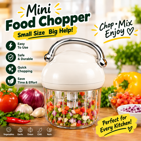 Mini Electric Chopper – Powerful & Compact Kitchen Helper