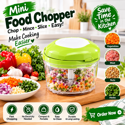 Manual Vegetable & Garlic Chopper