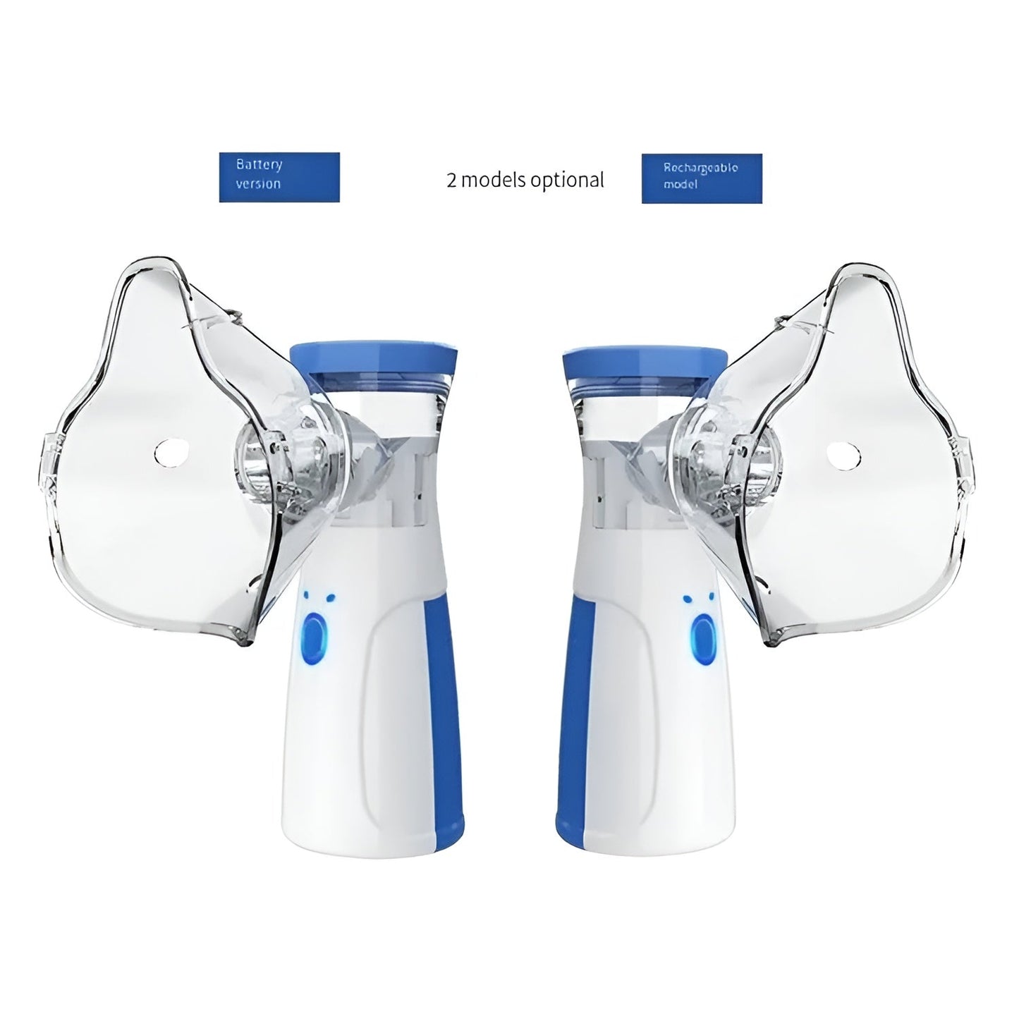 Portable Mesh Nebulizer Machine JSL-W302 with Masks & Mini Inhaler for Kids & Adults