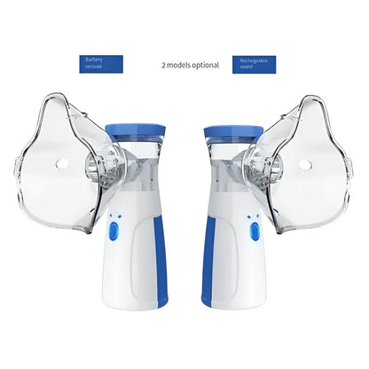 Portable Mesh Nebulizer Machine JSL-W302 with Masks & Mini Inhaler for Kids & Adults