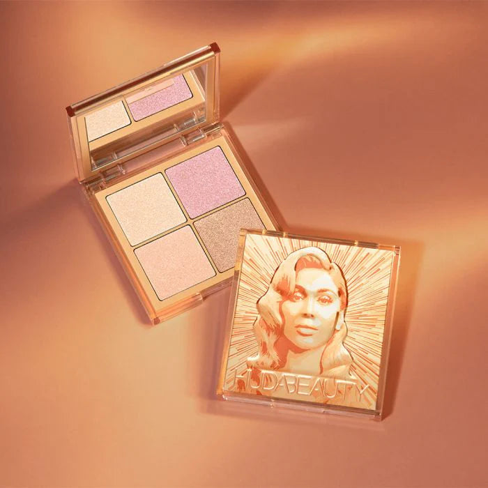 Huda Beauty Medium Glow Obsessions Highlighter Face Palette