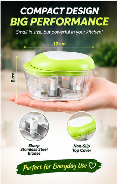 Manual Vegetable & Garlic Chopper