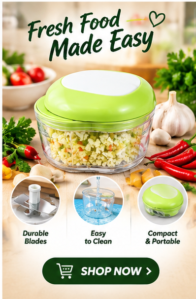 Manual Vegetable & Garlic Chopper